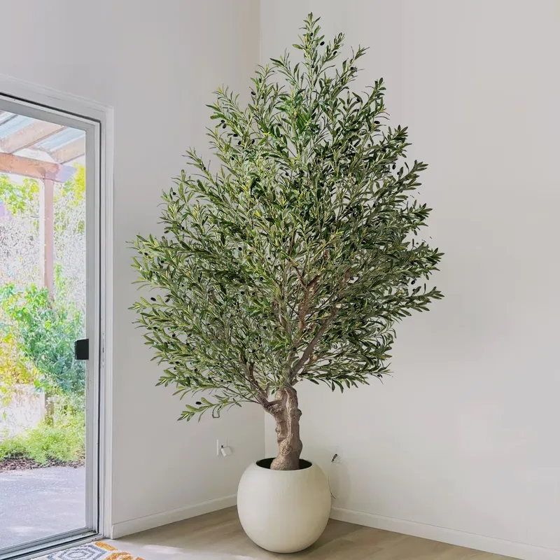 Christmas Tree Artificial - TikTok grote kunstmatige olijfboom realistische groenplanten
