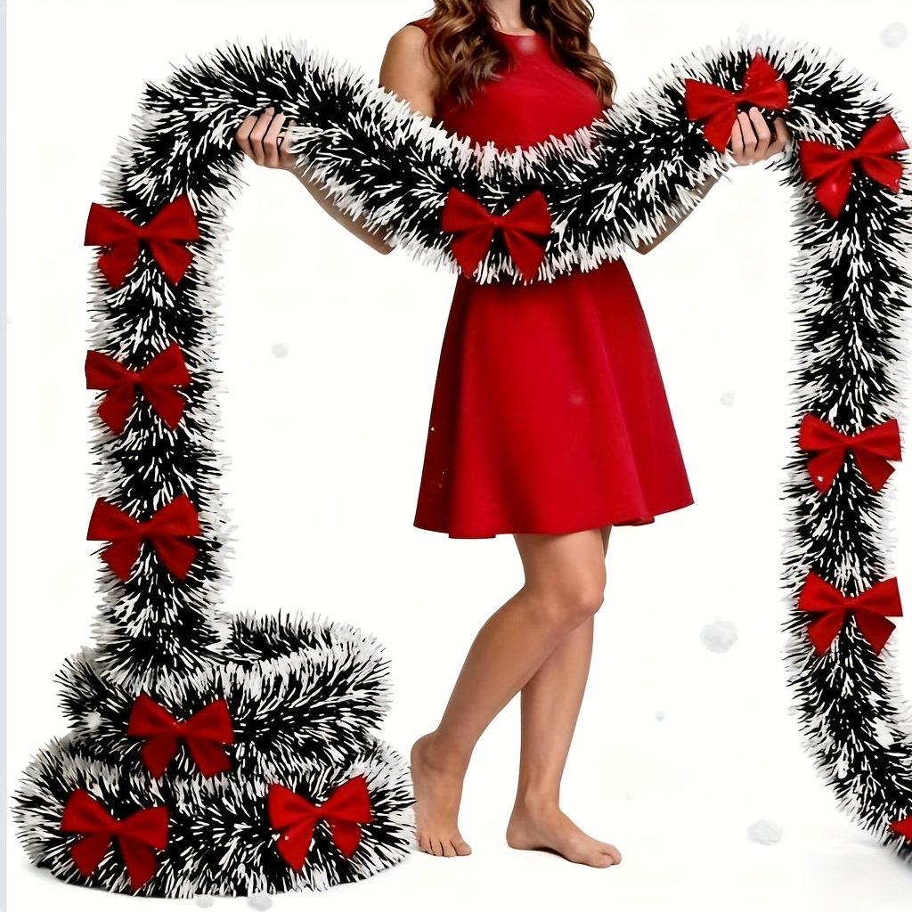 Tinsel Garland Decoration - Kunstmatige Kerstslinger Kerst Klatergoud Slingers met