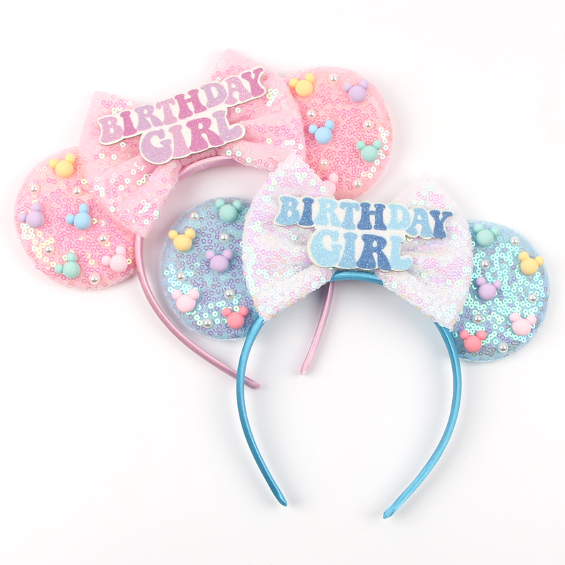Ribbon Bow Gift - Meisjes Gelukkige Verjaardag Minnie Mouse Oren