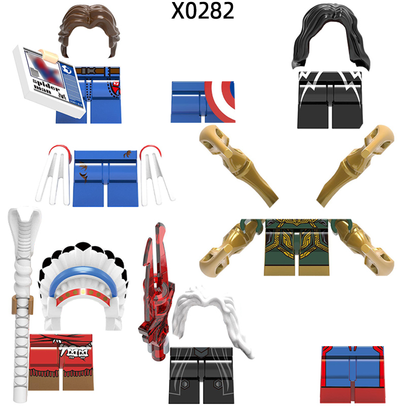 Lego Set Creator - De Actiefiguren Schild Toverstaf Wapens Benen