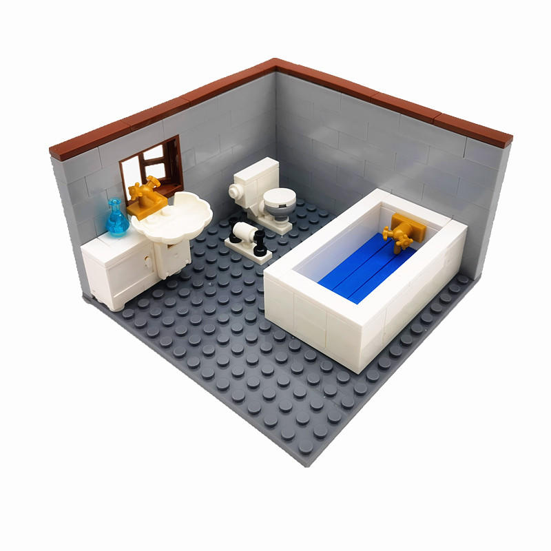 Lego Set Creator - Compatibel klassiek stadsblokken huismeubilair MOC voor