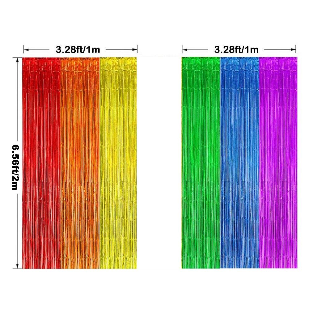 Feestachtergrond Fringe Tinsel - Tinsel Garland Decoration recensie en prijs