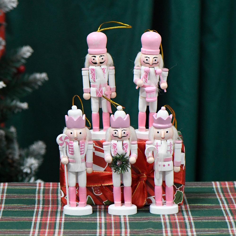5PCS Macarone Poeder Kerst Not - Nutcracker Figurine recensie en prijs