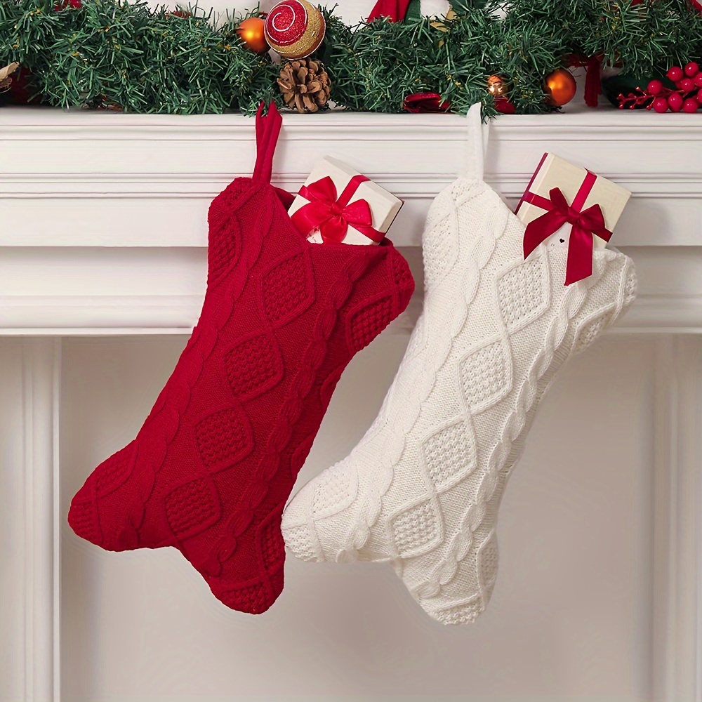 Kerstsok voor honden, gebreide - Christmas Stocking Hanging recensie en prijs