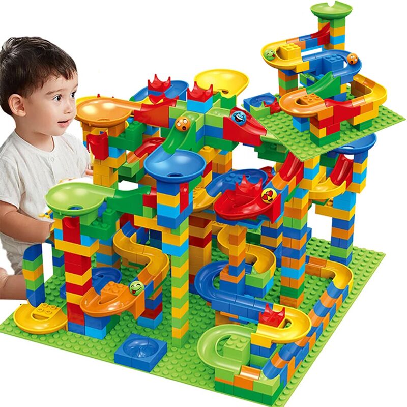 84-504PCS Marble Race Run Blok - Lego Set Creator recensie en prijs