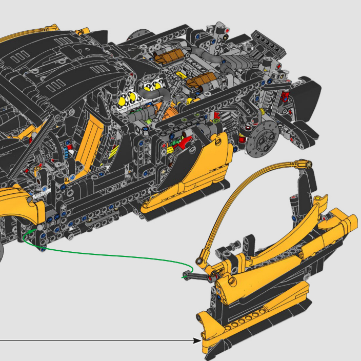 Gele Geassembleerde Sportwagen - Lego Set Technic recensie en prijs