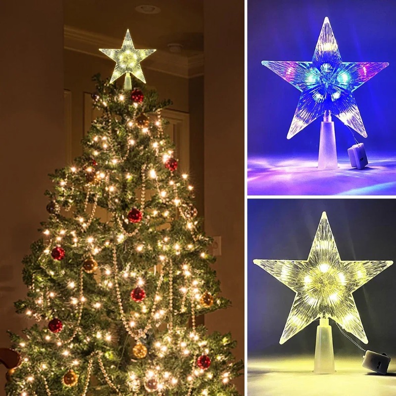 Gloeiende kerstboomtopper van  - Star Tree Topper recensie en prijs