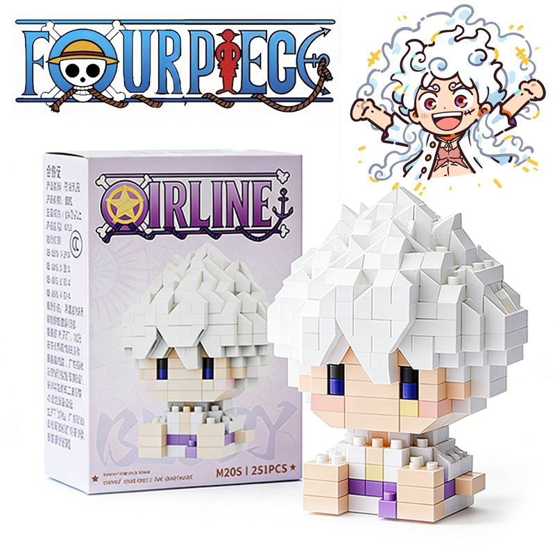 Animefiguurmodel Luffy 3D Mini - Lego Set Technic recensie en prijs