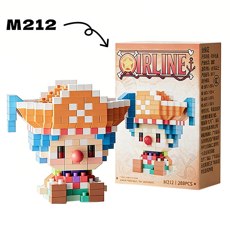 Animefiguurmodel Luffy 3D Mini - Lego Set Technic recensie en prijs