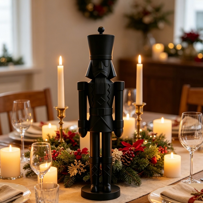 Minimalistisch zwart notenkrak - Nutcracker Figurine recensie en prijs