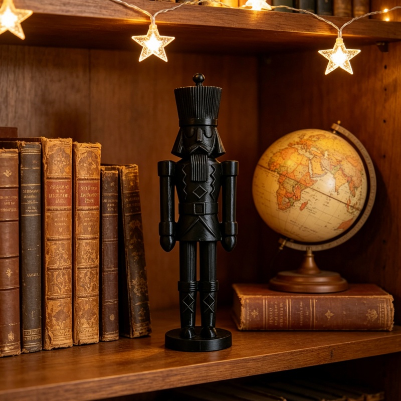 Minimalistisch zwart notenkrak - Nutcracker Figurine recensie en prijs