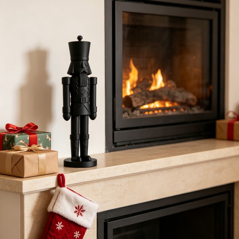 Minimalistisch zwart notenkrak - Nutcracker Figurine recensie en prijs