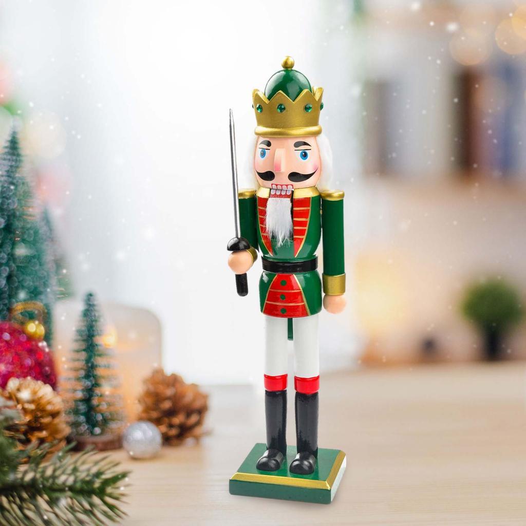 25 cm houten kerstnootkrakerbe - Nutcracker Figurine recensie en prijs