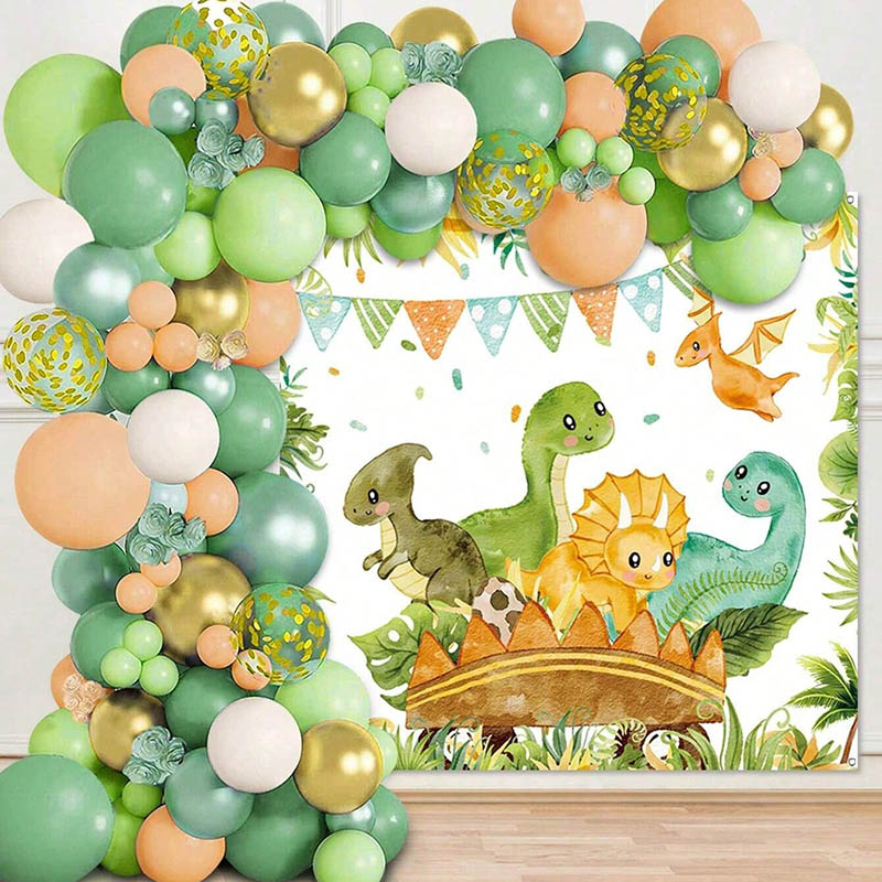 Dinosaurus ballon set boog voo - Tinsel Garland Decoration recensie en prijs