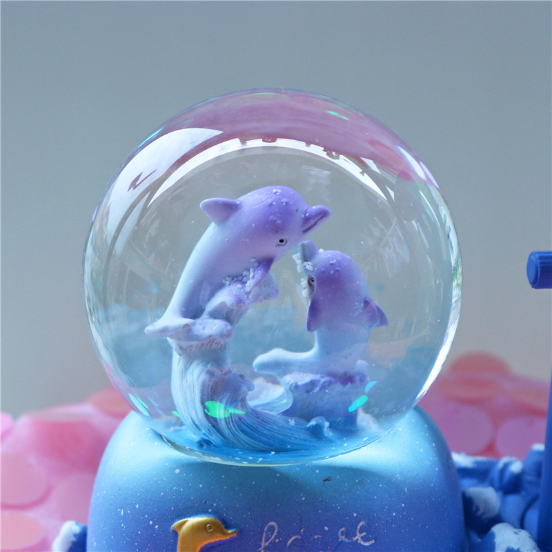 Dolfijn zandloper timer krista - Snow Globe Musical recensie en prijs