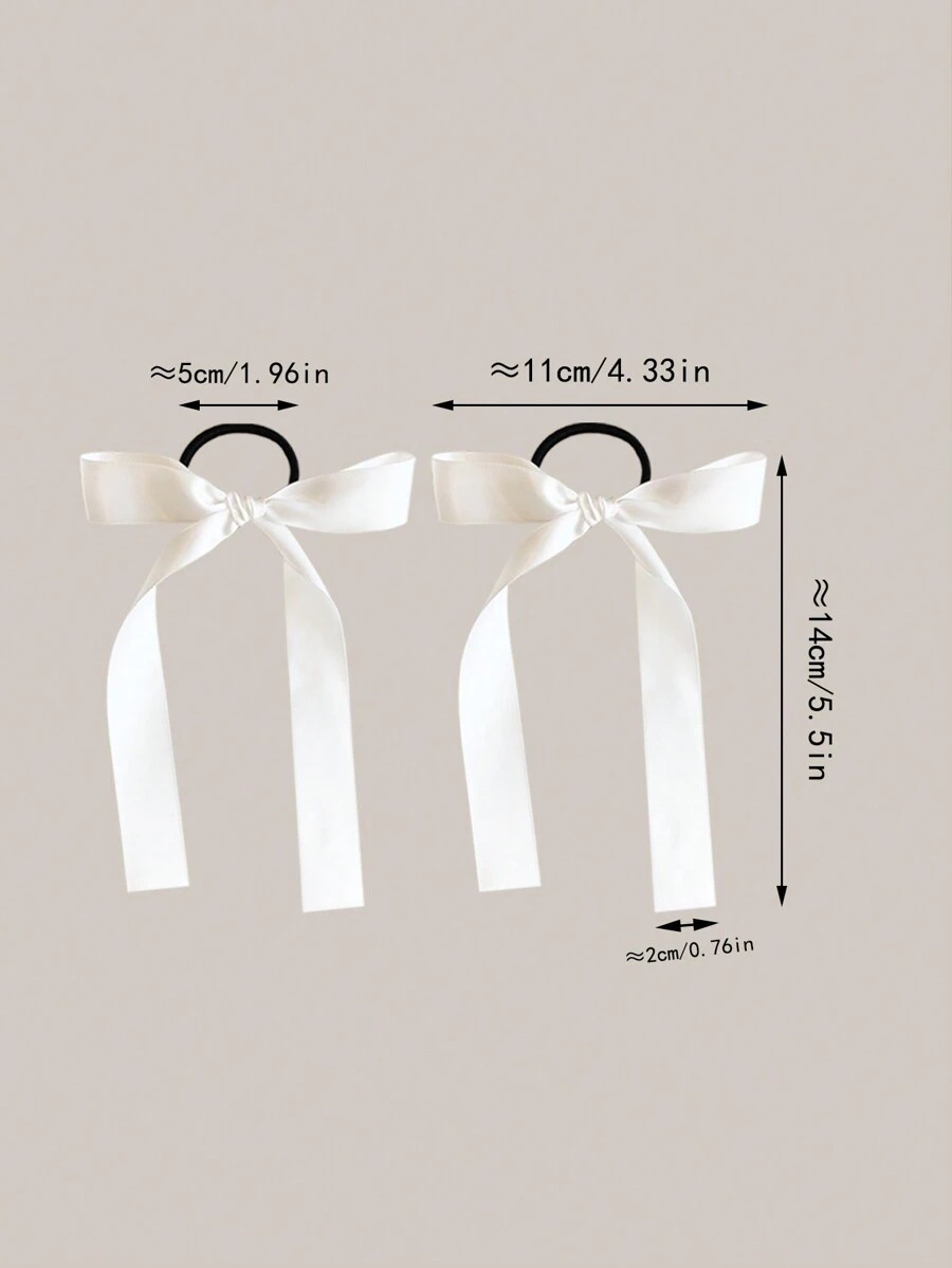 2 stks/set damesmode meerkleur - Ribbon Bow Gift recensie en prijs