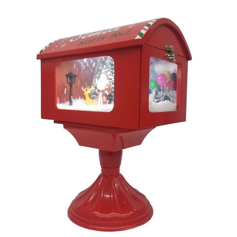 Kerstdecoratie met muziek en r - Snow Globe Musical recensie en prijs